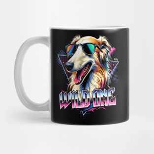 Wild One Borzoi Dog Mug